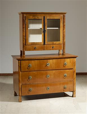 Biedermeier Aufsatz-Vitrine - Umění a starožitnosti