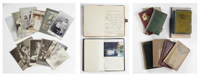 Sammlung von 11 Poesiealben und Kinderfotos - Arte e antiquariato