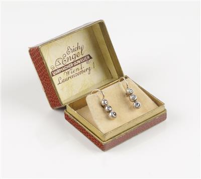 Diamantrauten Ohrhänger um 1900 - Jewellery and watches