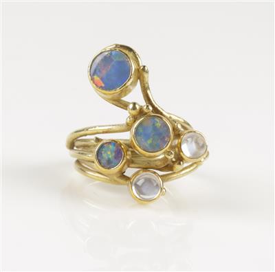 Opal Mondsteinring - Jewellery and watches