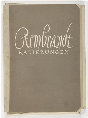 Buch: Rembrandt. Radierungen, Berlin, 1939 - Paintings