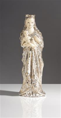 Madonna, Entwurf wohl Gudrun Baudisch (197-1982), Hallstatt Keramik - Antiques and art