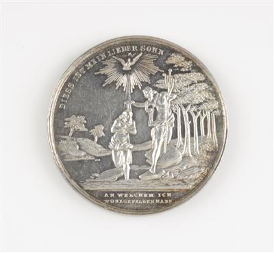 Taufmedaille um 1900 - Kunst & Antiquitäten