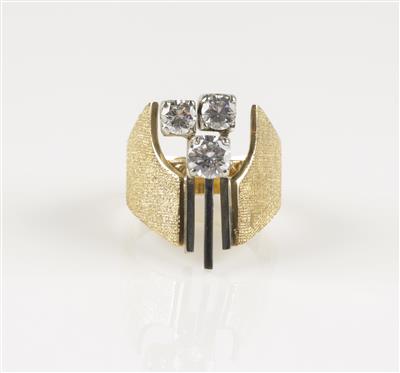 Brillantring zus. ca. 1,20 ct - Klenoty a Hodinky