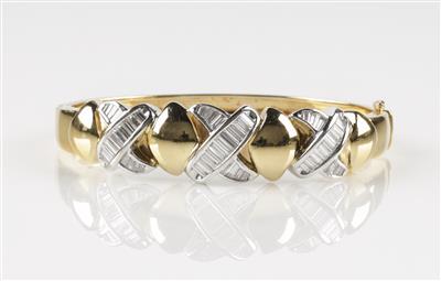 Diamantarmreif zus. ca. 2,40 ct, Juwelier Haban - Jewellery and watches