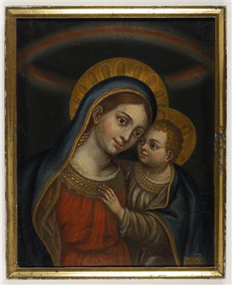 Gnadenbild "Hl. Maria, Mutter vom Guten Rat", 19. Jahrhundert - Paintings