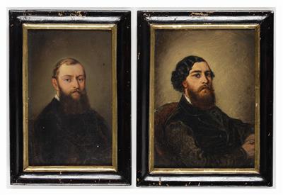 Maler des 19. Jahrhunderts, 2 Bilder: - Obrazy