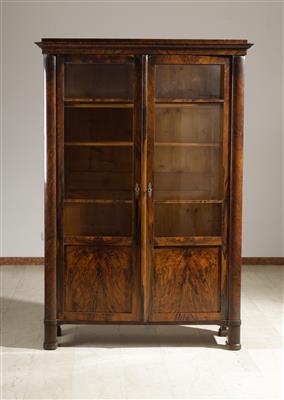 Biedermeier Büchervitrine, um 1830 - Umění a starožitnosti