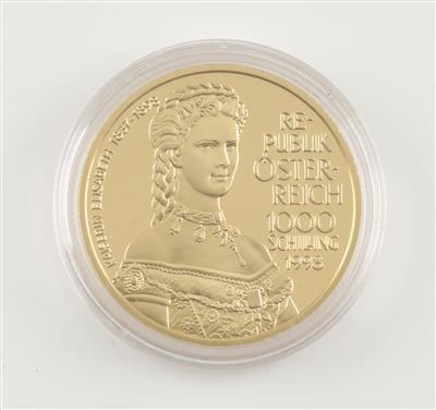 Goldmünze "Kaiserin Elisabeth" - Schmuck und Uhren