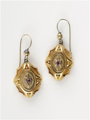 Ohrringe, um 1900 - Schmuck und Uhren