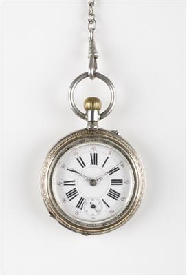 Taschenuhr mit Uhrkette - Schmuck und Uhren