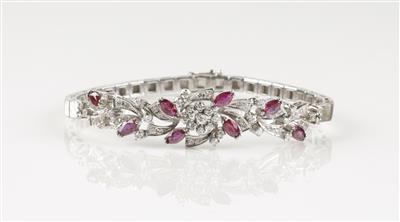 Diamant Rubin(beh.) Armband - Jewellery and watches