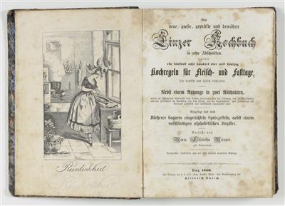 Linzer Kochbuch, Linz 1860 - Kunst & Antiquitäten