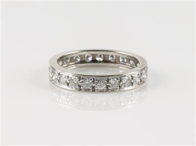 Brillant Memoryring, zus. ca. 1,15 ct - Jewellery and watches