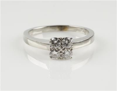 Brillant Ring zus. ca. 0,40 ct - Klenoty a Hodinky