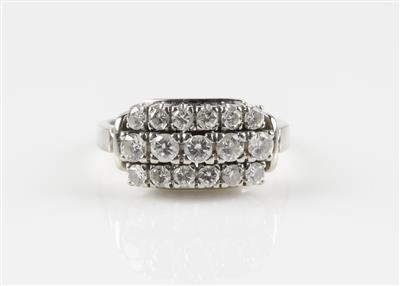 Brillant Ring zus. ca. 1,10 ct - Klenoty a Hodinky