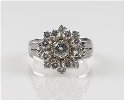 Brillant Ring zus. ca. 1,40 ct - Klenoty a Hodinky