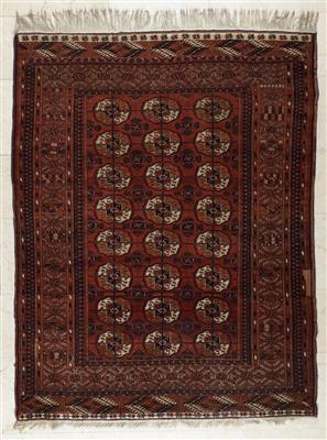 Antiker Tekke Teppich, ca. 154 x 120 cm, Turkmenistan, um 1910 - Arte e antiquariato