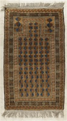 Belutsch Gebetsteppich, ca. 136 x 81 cm, Afghanistan, Mitte 20. Jahrhundert - Umění a starožitnosti