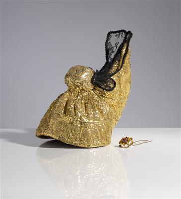 Linzer Goldhaube, Mitte 20. Jahrhundert - Kunst & Antiquitäten
