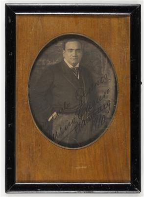 Portraitphotographie des Opernsängers Enrico Caruso (1873-1921) - Antiques and art