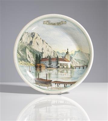 Schale "Schloss Orth", Gmundner Keramik - Antiques and art