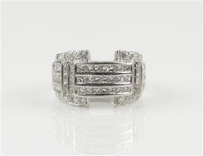 Brillant Diamantring, zus. ca. 2,50 ct - Klenoty a Hodinky