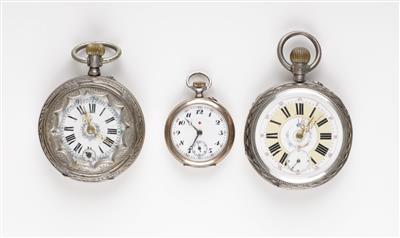 3 Taschenuhren um 1900 - Schmuck & Uhren