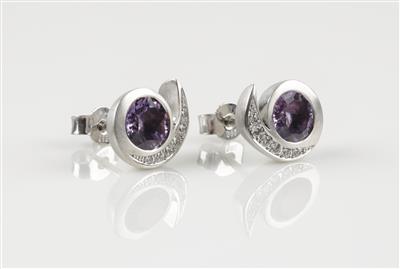 Brillant Amethystohrringe - Schmuck & Uhren