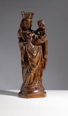 Gekrönte Madonna mit Christuskind, 20. Jahrhundert - Antiquitäten, Möbel & Teppiche