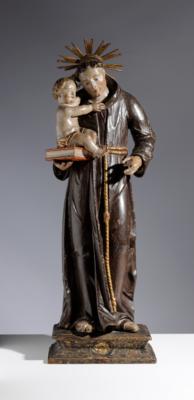 Hl. Franziskus mit Christuskind, Alpenländisch, frühes 19. Jahrhundert - Arte e antiquariato