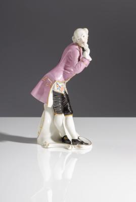 Octavio, aus der Commedia dell'Arte, Entwurf Franz Anton Bustelli (1723-1763) um 1759/60, Porzellanmanufaktur Nymphenburg, 20. Jahrhundert - Umění a starožitnosti