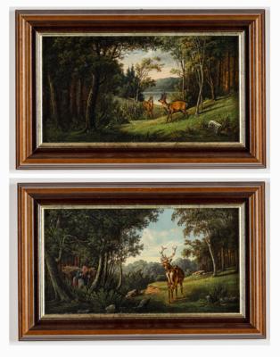 Maler Ende 19. Jahrhundert, 2 Bilder: - Bilder & Zeitgenössische Kunst