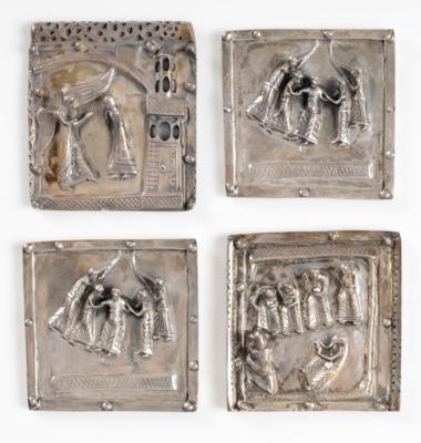 4 Platten des Kirchenportals von San Zeno - Antiques and art