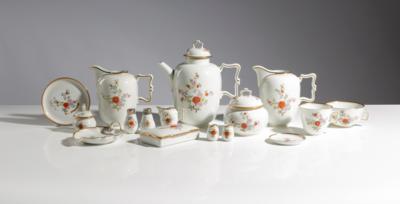 Kaffee- und Teeserviceteile, 8 Suppentassen, Porzellanmanufaktur Augarten, Wien, 2. Hälfte 20. Jahrhundert - Antiques and art