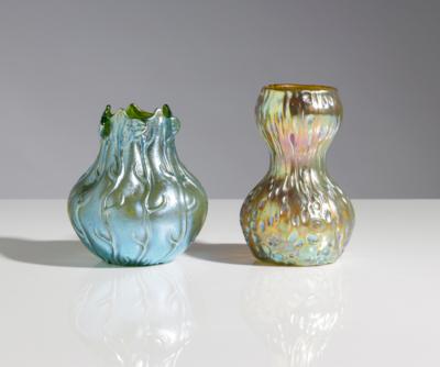 Zwei Vasen in der Art von Lötz, Böhmen, um 1900 - Kunst & Antiquitäten