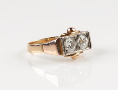 Altschliffbrillantring, zus. ca. 1,0 ct - Jewellery and watches