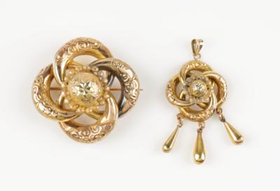 Schmuckset um 1900 - Jewellery and watches