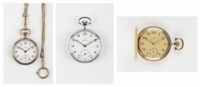 3 Herrentaschenuhren - Schmuck & Uhren