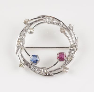 Altschliff Diamant Brosche zusammen ca. 2,5 ct - Jewellery and watches
