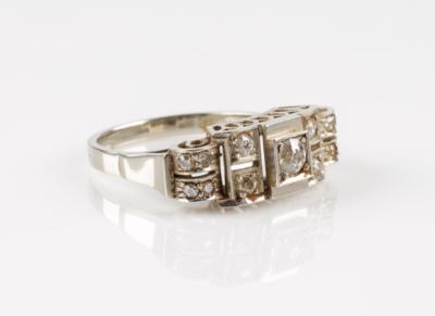 Altschliffbrillant Ring, zus. 0,58 ct (grav.) - Gioielli e orologi