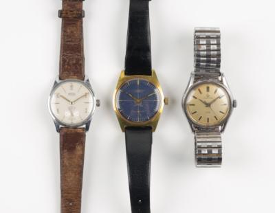 Konvolut 3 Armbanduhren, Certina DS, Arsa, K. Litzlbauer - Gioielli e orologi