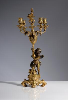 Girandole mit Putto, 3. Viertel 19. Jahrhundert - Arte e antiquariato