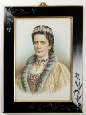 Kaiserin Elisabeth von Österreich (1837-1898) im Rubinschmuck - Antiques and art