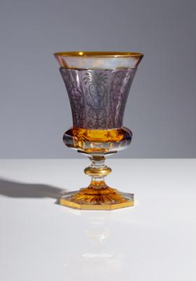 Pokal, Böhmen, Mitte 19. Jahrhundert - Arte e antiquariato