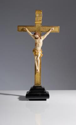 Tischstandkruzifix, um 1900 - Kunst & Antiquitäten