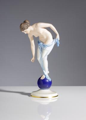 Weiblicher Akt, Entwurf Ernst Wenck (1865-1929), Fa. Rosenthal, um 1940 - Antiques and art