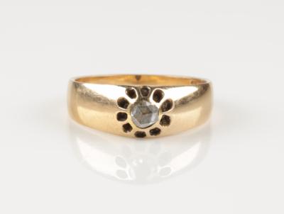 Diamant Ring um 1900 - Schmuck & Uhren