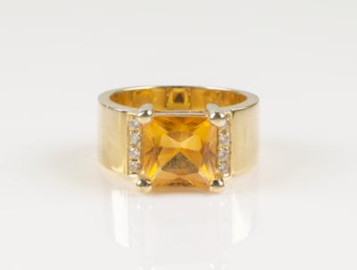 Brillant Citrin Ring - Jewellery and watches
