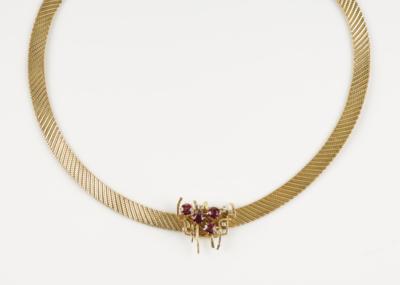 Designer Diamant Rubin Collier - Jewellery and watches